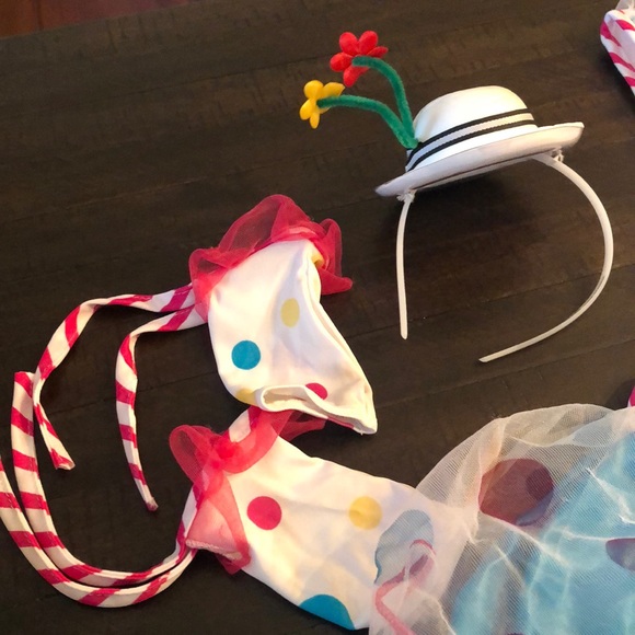 Super cute clown costume tween size 10/12 - Picture 4 of 7